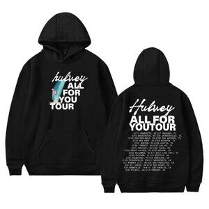 Hulvey All for You Tour 2025 Merch Hoodies Women Men Long Sleeve Sweatshirt
